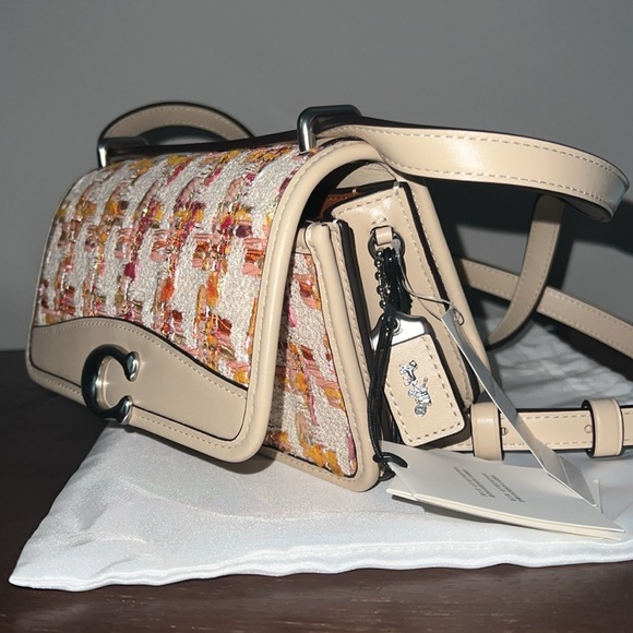 Coach Bandit Crossbody Bag In Tweed NWT - Picture 7 of 9